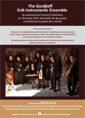 Concert The Gurdjieff Folk Instruments Ensamble, 2015