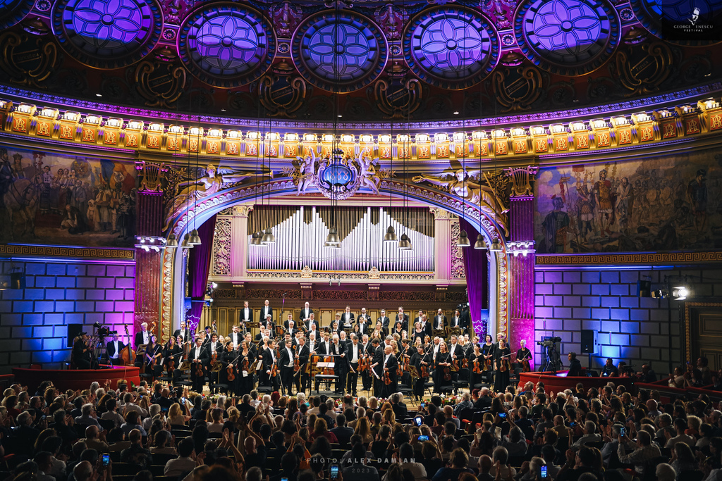 Festivalul Enescu 2023. Orchestra Gewandhaus din Leipzig, dirijor Herbert Blomstedt (foto: Alex Damian)