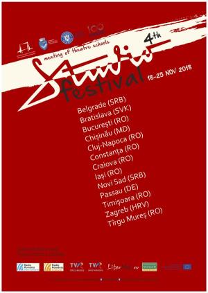 Festivalul Internațional de Teatru Studio - Întâlnirea Școlilor de Teatru, Târgu Mureș, 2018