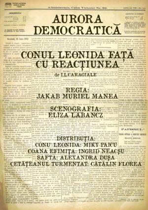 Conul Leonida față cu reacțiunea