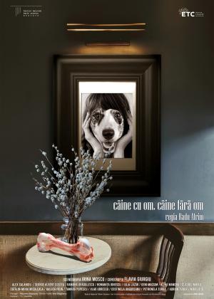 câine cu om. câine fără om