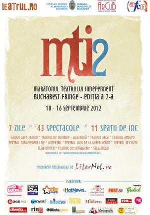 Bucharest Fringe - Maratonul Teatrului Independent, 2012