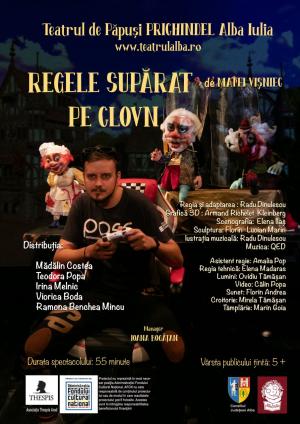 Regele supărat pe clovn