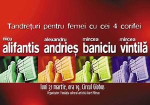 Tandreţuri pentru femei cu cei patru corifei
