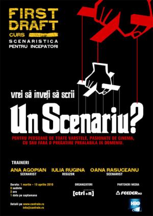 Curs de scenaristică pentru începători - First Draft