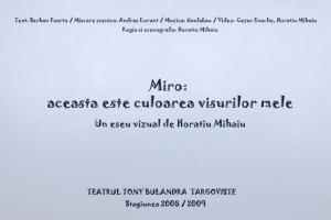 Miro: Aceasta este culoarea visurilor mele