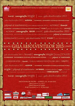 Gala Absolvenţilor UNATC, 2013