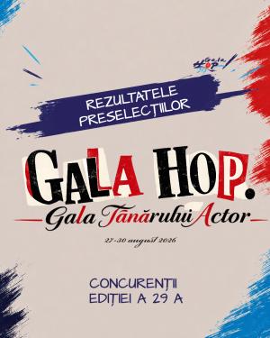 Gala Tânărului Actor HOP 2026