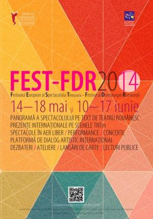 Festivalul Dramaturgiei Româneşti (FDR) Timişoara, 2014