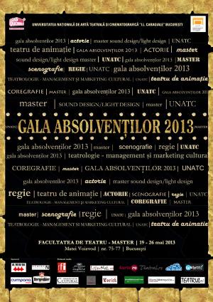 Gala Absolvenţilor UNATC, 2013