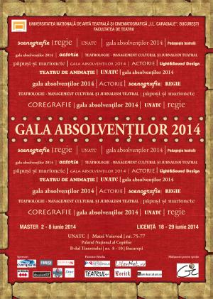 Gala Absolvenţilor UNATC, 2014