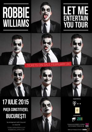 Concert Let Me Entertain You, Robbie Williams, Bucureşti, 2015