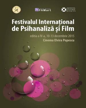 Festivalul Internaţional de Psihanaliză şi Film, 2015