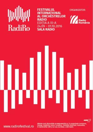 Festivalul Orchestrelor Radio RadiRo, 2016