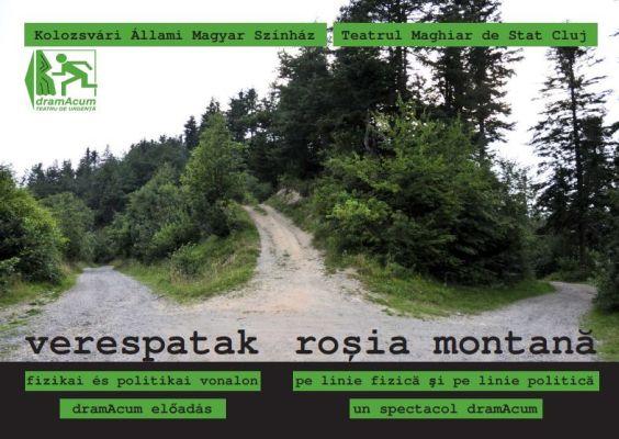 Roşia Montană - pe linie fizică şi pe linie politică